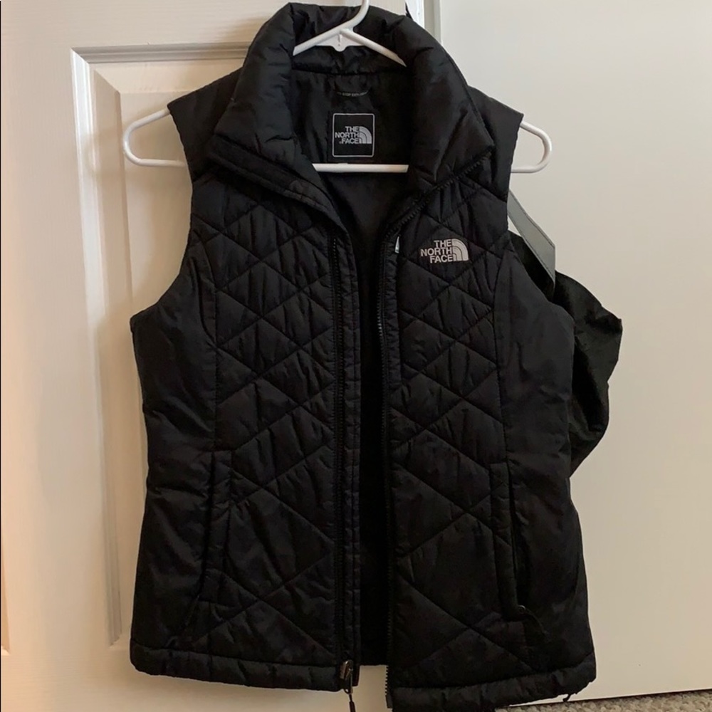 Black North-face Vest XS